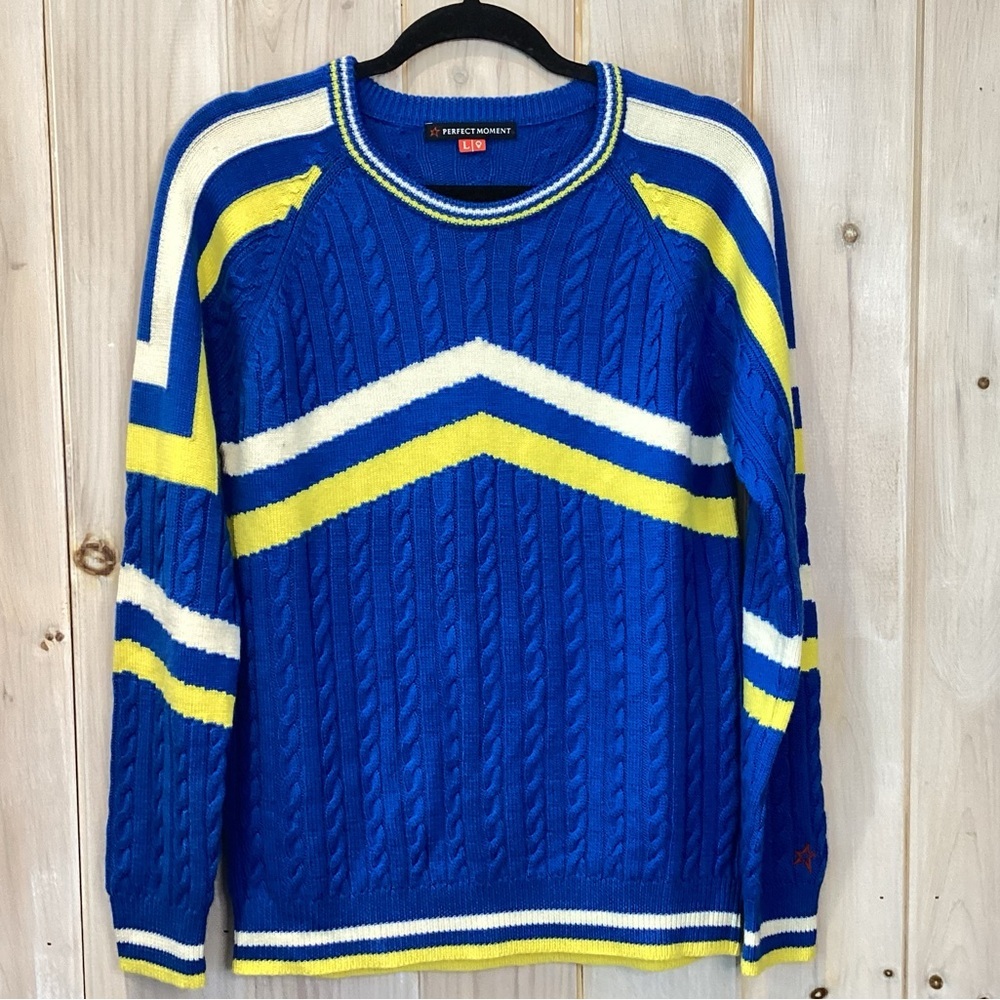 Perfect Moment Tignes Cableknit Ski Sweater